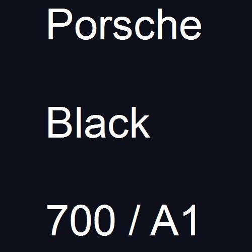 Porsche, Black, 700 / A1.